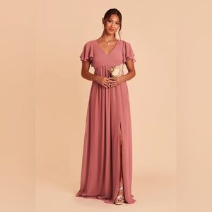 Birdy Grey Hannah Empire Dress in Mulberry
